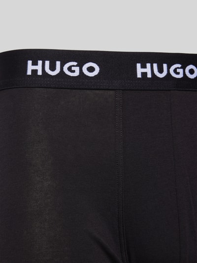 HUGO Trunks mit elastischem Label-Bund im 3er-Pack Black 2