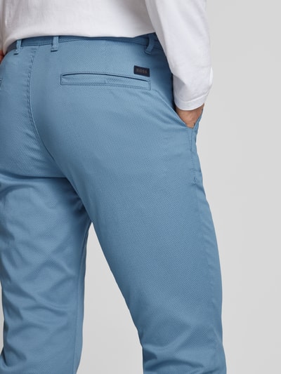 BOSS Orange Slim fit chino met steekzakken Lichtblauw - 3