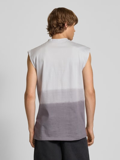 KARL KANI Tanktop met labelstitching Antraciet - 5
