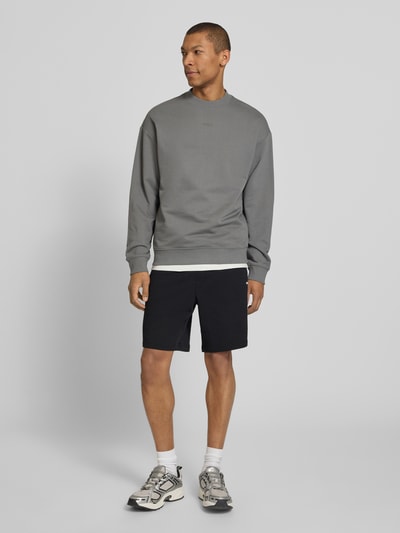 HUGO Regular Fit Sweatshorts aus reiner Baumwolle Modell 'DAYONO' Black 1