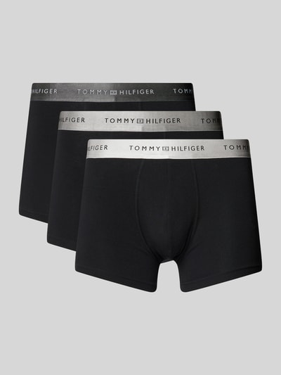 Tommy Hilfiger Boxershort met elastische band in een set van 3 stuks Zwart - 1