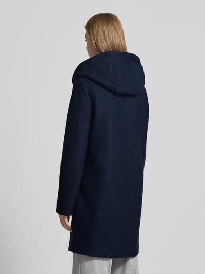 Fuchs Schmitt Wollmantel mit Kapuze Marine 5