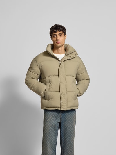 MAISON KITSUNÉ Steppjacke mit Stehkragen Beige 4