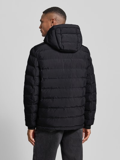 Geox Kurtka pikowana z kapturem model ‘SPHERICA’ Czarny 5