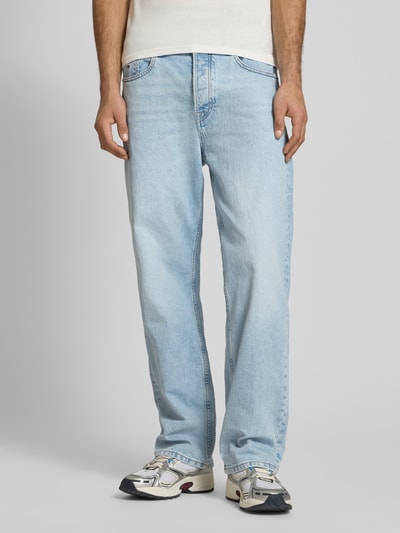 Tommy Jeans Loose Fit Jeans aus Baumwoll-Mix Hellblau 4