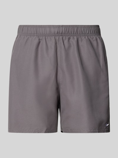 Nike Badehose mit Label-Stitching Dunkelgrau 1