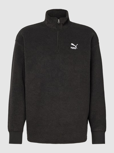 PUMA PERFORMANCE Schipperstrui van fleece, model 'CLASSICS' Zwart - 2