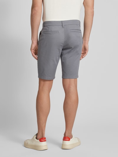 s.Oliver RED LABEL Tapered Fit Chino-Shorts mit Gesäßtaschen Mittelgrau 5