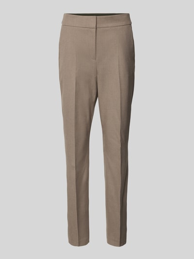 Produktfoto, Regular Fit Cigarette-Pants mit Viskose-Anteil von s.Oliver BLACK LABEL, beżowy kolor, gładka faktura, boczne kieszenie
