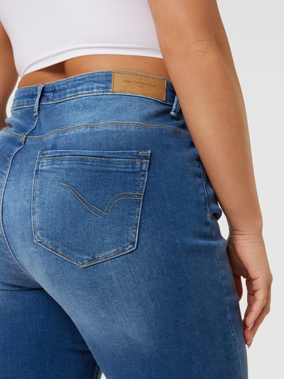 ONLY CARMAKOMA Szorty jeansowe PLUS SIZE z 5 kieszeniami Jeansowy niebieski 3