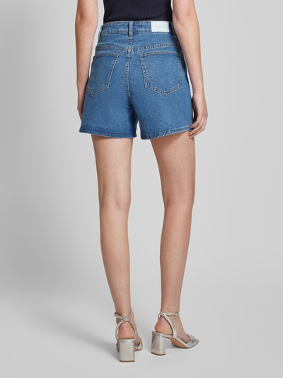 YAS High waist korte jeans met strass-steentjes, model 'CONNELLY' Lichtblauw - 5