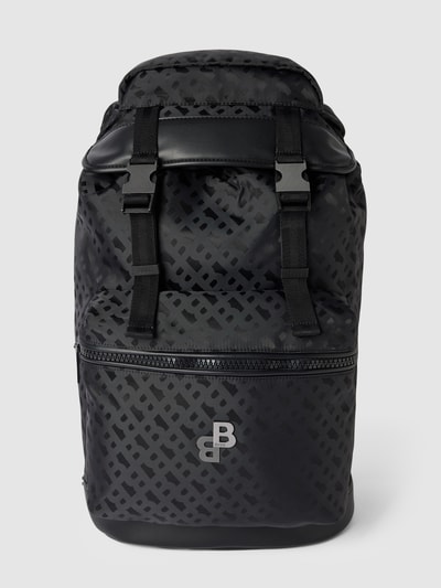 BOSS Rucksack mit Allover-Logo Modell 'Bradley' Black 2