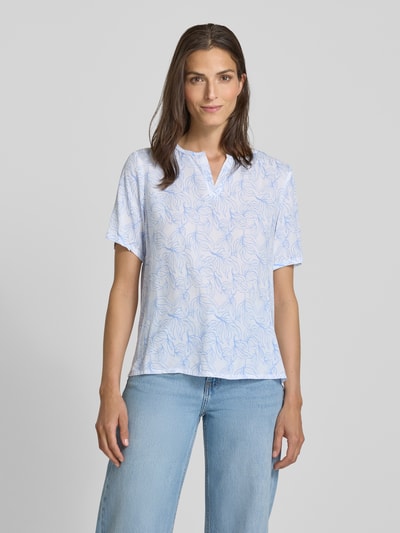 Christian Berg Woman Slim Fit Blusenshirt mit Tunikakragen Weiss 4