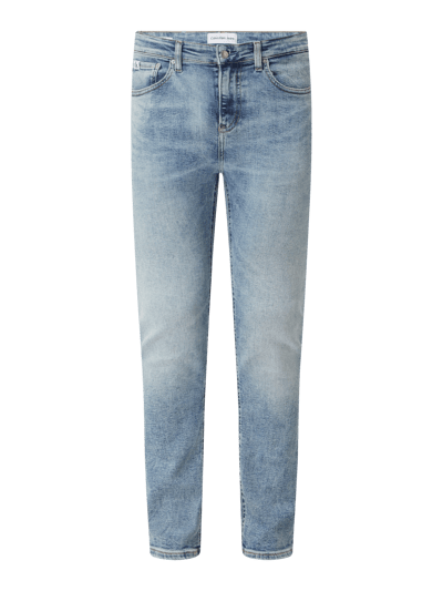 Calvin Klein Jeans Jeansy o kroju Skinny Fit z dodatkiem streczu Jasnoniebieski 2