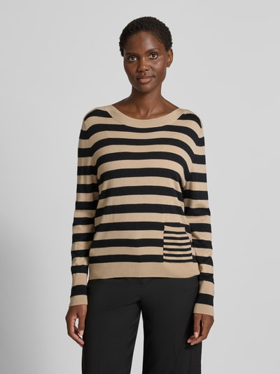 Marc Cain Strickpullover mit Kaschmir-Anteil Sand 4