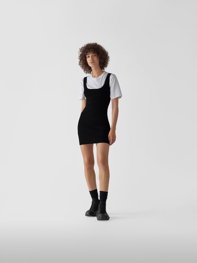 Heron Preston for CK Minikleid mit Cut Out Schwarz 1