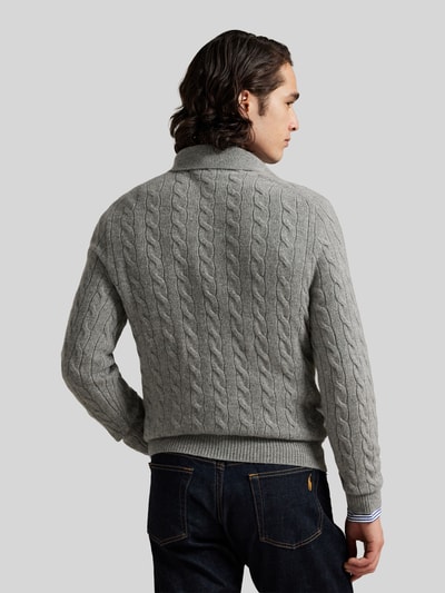 Polo Ralph Lauren Regular Fit Pullover aus Woll-Kaschmir-Mix Mittelgrau 5
