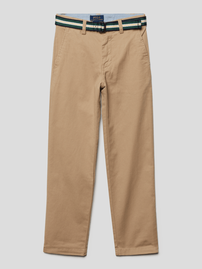 Polo Ralph Lauren Kids Chino mit Gürtel Khaki 1