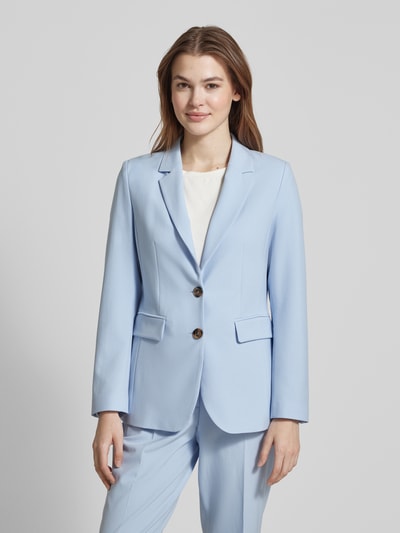 More & More Blazer met reverskraag Bleu - 4