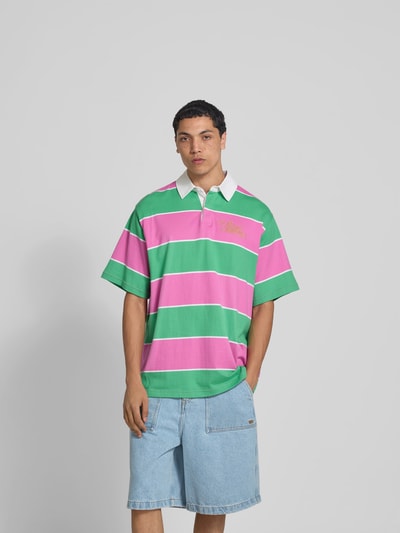 Billionaire Boys Club Relaxed Fit Poloshirt aus Baumwolle Pink 4