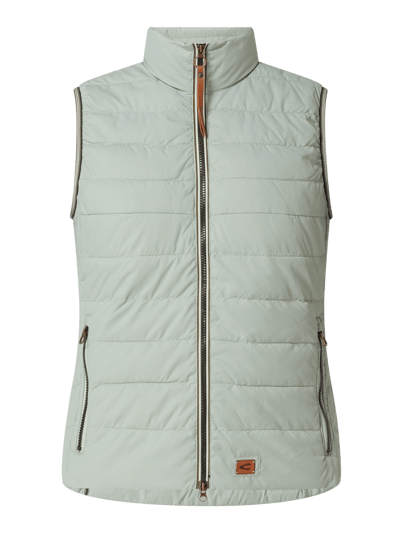 camel active Lichte bodywarmer met opstaande kraag Mintgroen - 2