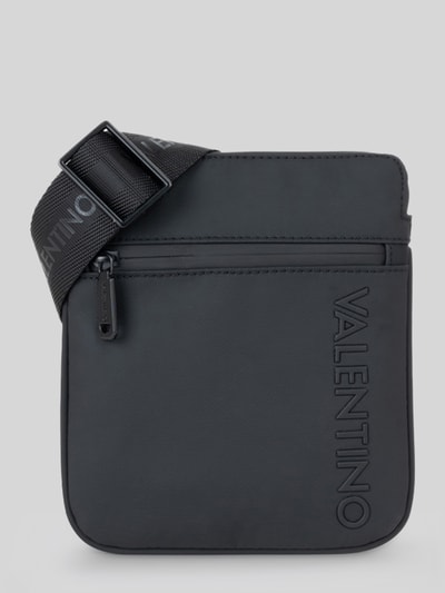 Valentino Bags Torba na ramię z wytłaczanym logo model 'AXEL' Czarny 1
