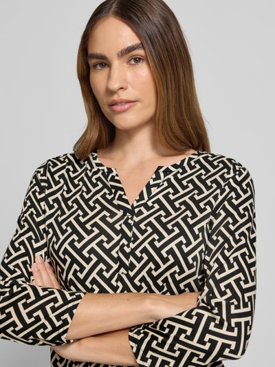 Soyaconcept Longsleeve mit 3/4-Arm Modell 'FELICITY' Black 3