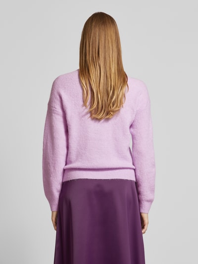 MSCH Copenhagen Gebreide pullover met ronde hals, model 'Festina Hope' Lila - 5