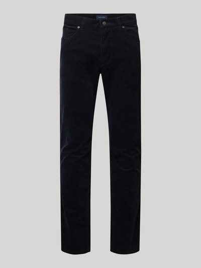 Christian Berg Men Corduroy broek met 5-pocketmodel Marineblauw - 2