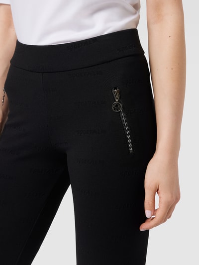 Sportalm Hose mit Strukturmuster Black 3