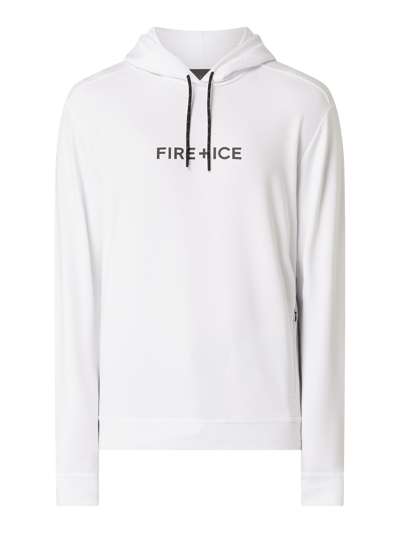 FIRE + ICE Hoodie mit Stretch Modell 'Callum'  Weiss 2