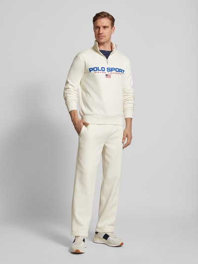 Polo Sport Sweatshirt mit Label-Print Offwhite 1