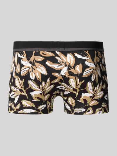 BOSS Obcisłe bokserki o kroju regular fit z mieszanki bawełny Czarny 3