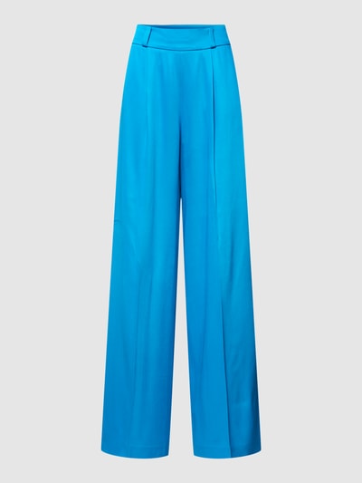 HUGO Stoffen broek van pure viscose, model 'Haniana' Oceaanblauw - 2