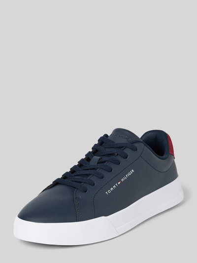 Tommy Hilfiger Sneaker aus Leder Modell 'COURT' Marine 1