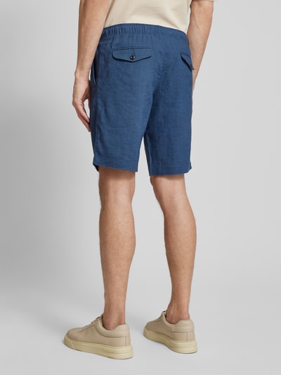 Tommy Hilfiger Korte broek van linnenmix met elastische band, model 'HARLEM' Oceaanblauw - 5