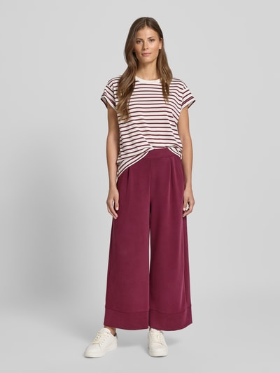 Rich & Royal Sweatbroek met elastische band Bordeaux - 1