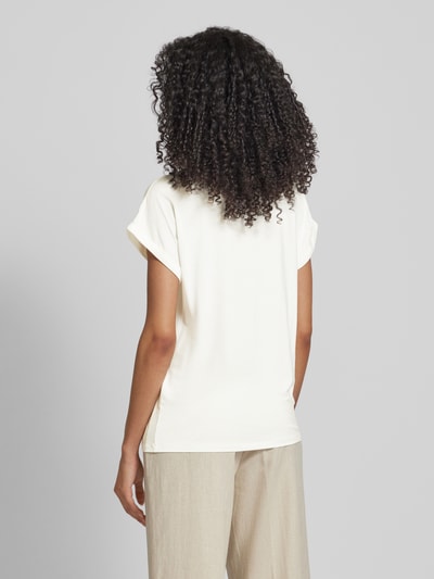 Soyaconcept T-shirt met motief- en statementprint, model 'Marica' Oranje - 5