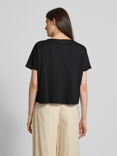 monari T-Shirt mit Paillettenbesatz Black 5