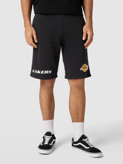 New Era Korte broek met prints, model 'NBA WORDMARK' Zwart - 4