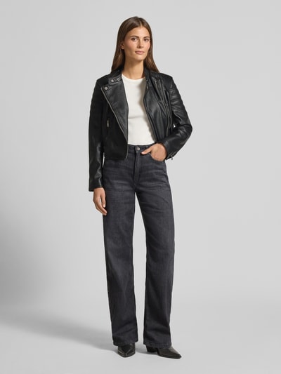 Guess Jack van kunstleer met ritsluiting opzij, model 'JEANNINE' Zwart - 1