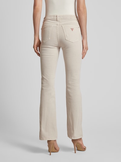 Guess Flared jeans met opgestikte klepzakken, model 'SEXY FLARE' Offwhite - 5