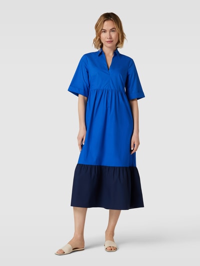 Christian Berg Woman Midikleid im Colour-Blocking-Design Royal 4