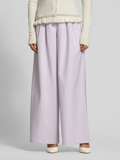 GUIDO MARIA KRETSCHMER WOMAN Stoffen broek met Bandplooien Model 'Kate' - GMK for Bridgerton Lila - 4