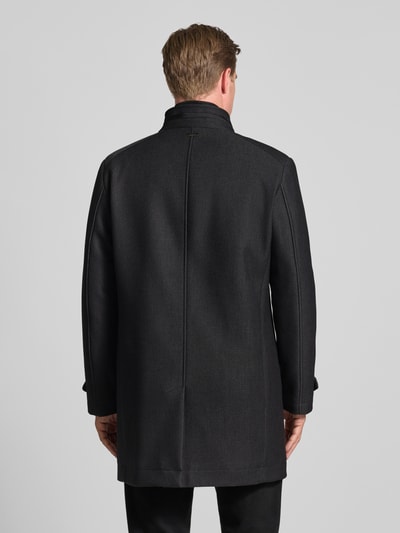 Roy Robson Płaszcz ze stójką Średnioszary 5