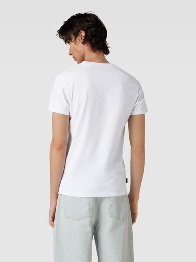 Superdry T-Shirt mit V-Ausschnitt Modell 'VINTAGE LOGO' Weiss 5