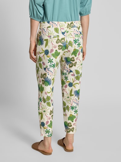 Christian Berg Woman Sweatpants mit elastischem Bund Ecru 5