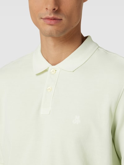 Marc O'Polo Poloshirt met korte knoopsluiting Mintgroen - 3