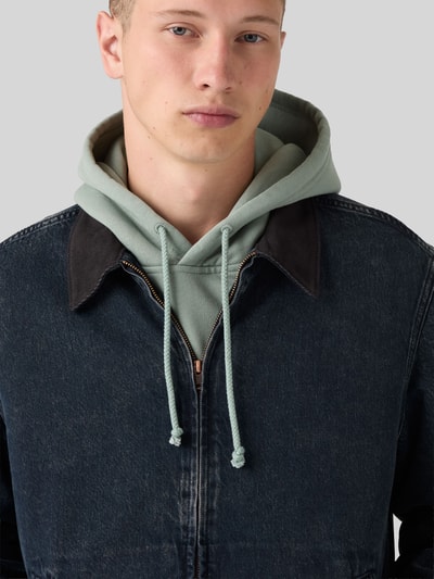 Levi's® Jeansjacke mit kontrastierendem Kragen Dunkelblau 3