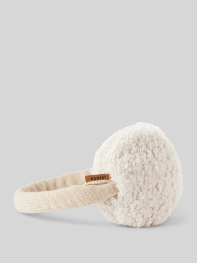 Barts Oorwarmers met teddybont, model 'Browniez' Offwhite - 3